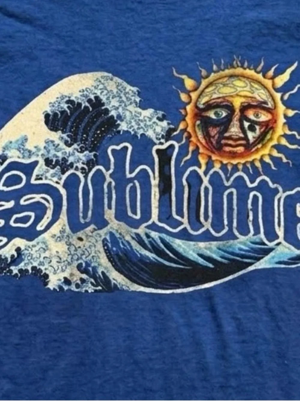 Gildan Royal Sublime Wave & Sun Graphic T-shirt